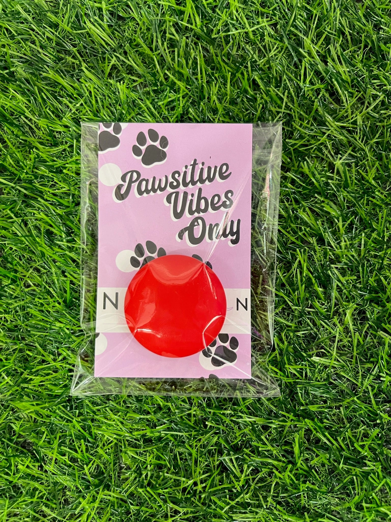 Air tag holder red