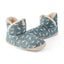 Lily - All Over Dog Print Slipper Boot - Denim