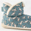 Lily - All Over Dog Print Slipper Boot - Denim