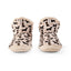 Lily - All Over Dog Print Slipper Boot - Beige