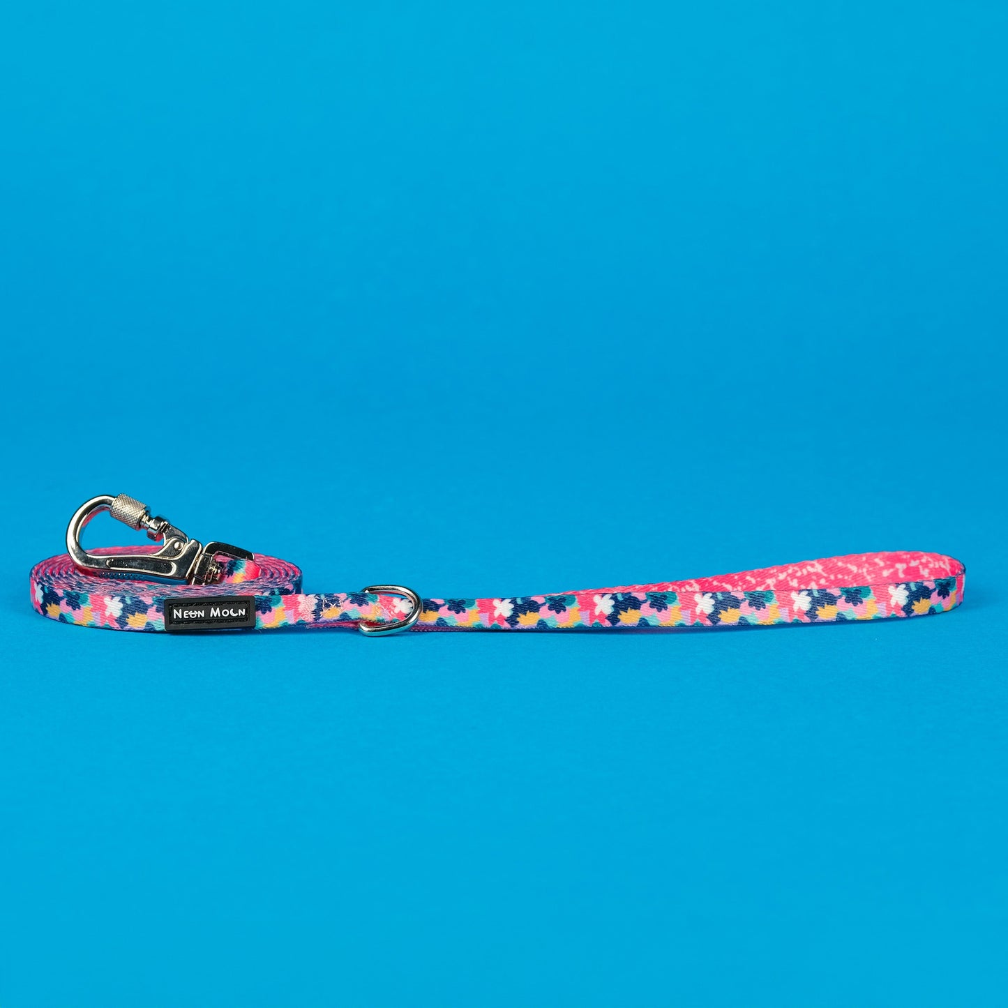 Floral Print Luna dog lead without padded handle