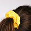 Organic Cotton Scrunchie Yellow Pineapple