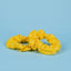 Organic Cotton Hair Scrunchie Yellow Pineapple